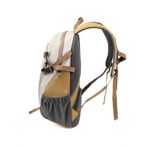 Sac à dos de randonnée en plein air 18 pouces avec bretelles réglables, compartiment imperméable pour ordinateur portable, vert kaki clair - Product Image 4