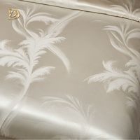 Tissu jacquard personnalisé de 280 cm de large, 50% lyocell, 50% soie de mûrier, pour vêtements de luxe et literie, 50% lyocell, 50% soie de mûrier