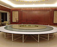 Table ronde de banquet, table pliante, grande table circulaire pour mariage, fête, restaurant, hôtel, salle privée et réception