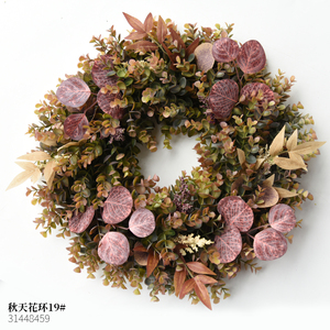 Ghirlanda Artificiale in Tessuto Personalizzata per Decorazione Murale Interna e Appesa Fiori e Piante 31448354 - Product Image 4