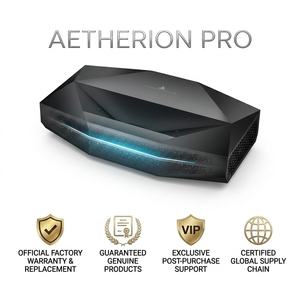 Proyector Inteligente Awol Aetherion Pro 4k, 2600 Iso Lúmenes, Ultra Corta Distancia, 3D HDR 10+, Google TV, DLP, Pantalla de 80''-200'' para el Hogar - Product Image 1