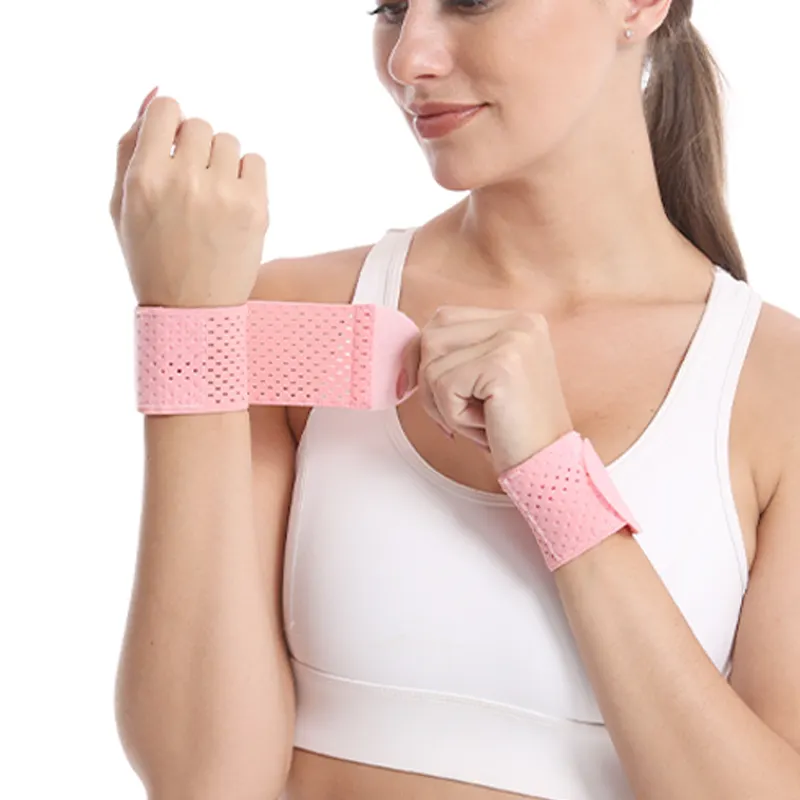 Customized Sports Fitness Wristband Fitness Gym Latex Thin Comfortable Protection Wrist Wraps Wrist Support