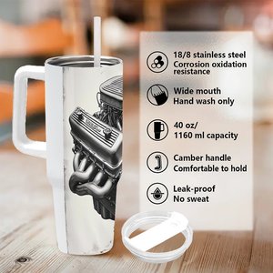 Stainless Steel Tumbler 40oz Vacuum Insulated Custom Drinkware Gifts Vacuum Insulated Metal Cup Travel Mug <b>Coffee</b> Tea Mugs - Product Image 5