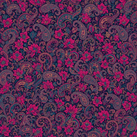 Tissu Popeline Floqué 100% Polyester 48*150 106 GSM Léger, Motifs Floraux Personnalisés, Vente en Gros