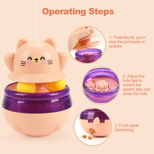 Nuovo Giocattolo Interattivo per Gatti 3-in-1 con Bacchetta, Piuma e Dispenser di Snack per Alleviare la Noia - Product Image 3