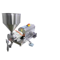 Machine de remplissage à pompe rotative à lobes pour produits à haute viscosité : beurre de cacahuète, sauce au chocolat, miel, sauce chili, crèmes cosmétiques