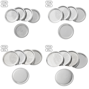Accesorios para cafeteras Espresso, pantalla de filtro de sello de <span class=keywords><strong>goma</strong></span> Moka Pot Compatible con 3/6/9/12 Cup Moka <span class=keywords><strong>Express</strong></span> - Product Image 5
