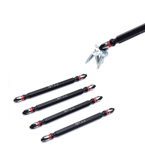 Jeu d'embouts de tournevis PH2 à double extrémité en acier allié S2, embouts magnétiques pour perceuse à percussion avec rainure pour peinture pour outils électriques - Product Image 1
