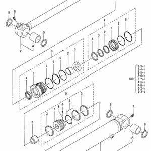Cilindro de Brazo de Excavadora Hidráulico Belparts ZAXIS27U-2 para Hitachi 4643500 4643501 4643502 4643503 - Product Image 6