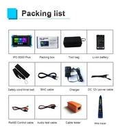 5.4 pouces testeur moniteur AHD CVBS CVI TVI 8MP CCTV caméra testeur entrée VGA WIFI POE PTZ
