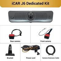 Caméra de tableau de bord avec rétroviseur intelligent pour iCAR J6 H10 Pro, streaming 2K, écran 9,2 pouces, double objectif avant et arrière, WiFi, certifiée CE FCC, version OEM d'usine