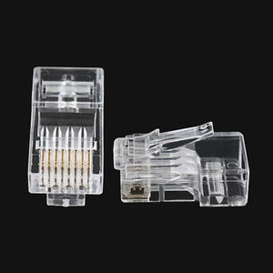 Connettore Modulare <span class=keywords><strong>RJ45</strong></span> PUXIN CAT5 CAT6 UTP Non Schermato per Cavo Ethernet 8P8C Pass-through per Uso Domestico e Ufficio - Product Image 3