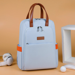 Sac à dos d'ordinateur portable personnalisé pour lycéens, imperméable, avec port USB, sac de voyage professionnel, doublure en polyester, filet pour étudiants - Product Image 2