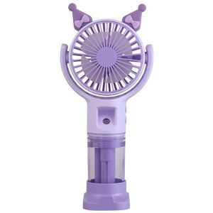 Cute Handheld Spray Cooling Mini Fan With Humidify Function For Student Child Desktop Use - Product Image 5