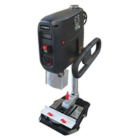 Perceuse à colonne métallique 720W à vitesse variable, mandrin 1/2 pouce, étau 3 pouces, table de travail inclinable, machine de perçage numérique, prise européenne