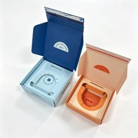 Boîte en carton pliable pour aligneurs et gouttières transparentes, boîte d'expédition personnalisée pour protège-dents avec bande auto-adhésive à fermeture éclair