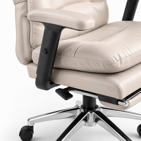 Chaise de bureau exécutive en cuir PU ALINUNU ODM OEM pour bureau 90-160 °   Chaise de bureau pivotante inclinable à dossier haut