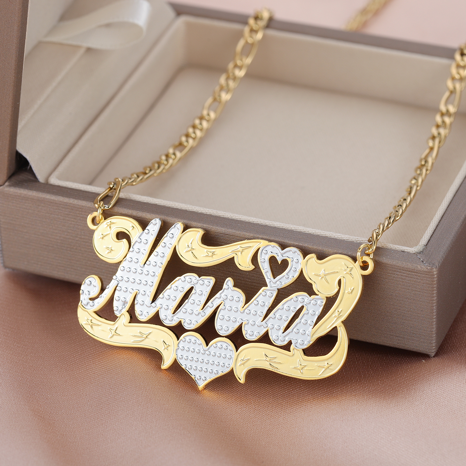 Gold necklace-2