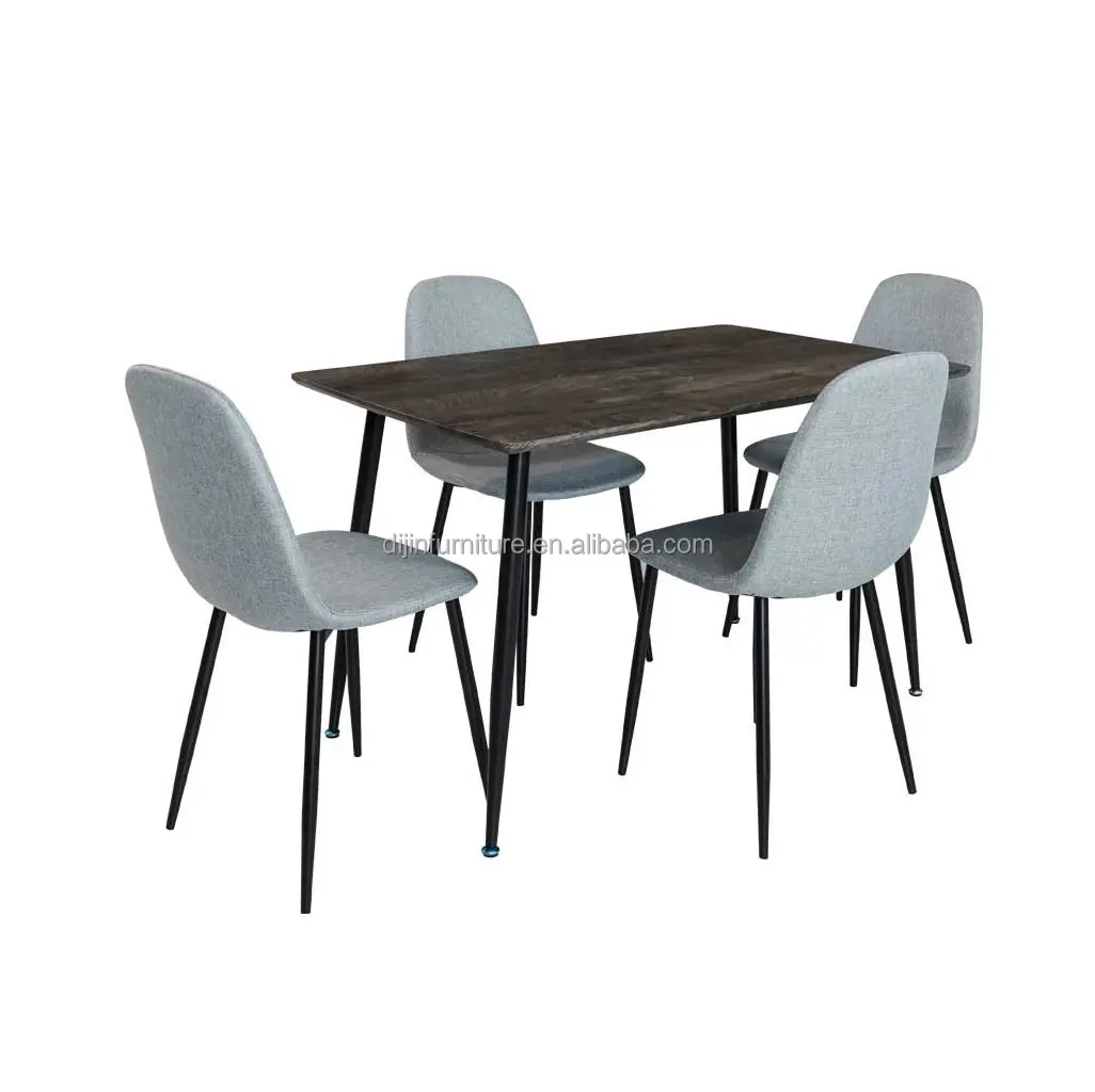 Dining Table Nordic Wood Luxury Small Furniture Restaurant Room Wood Rectangle Modern Set Dinning Metal Dining Tables