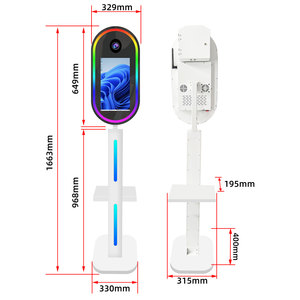 Портативная фотобудка с овальным сенсорным экраном - Product Image 4