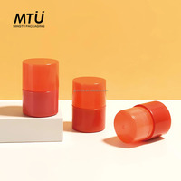 Échantillon Gratuit – Nouveau Tube Vide en Plastique de 15g pour Baume à Lèvres, Sérum, Gloss et Fard à Joues – Emballage Cosmétique Mignon à Mécanisme Rotatif