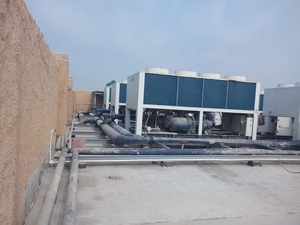 Fournisseur d'usine de refroidisseurs d'air industriels CVC, charge de refroidissement 180-1050 kW, climatisation commerciale, climatiseur à vis refroidi par air - Product Image 6
