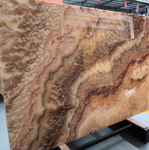 الصين سعر الرخام الطبيعي مانجو أونيكس الحجر الخلفية العقيق لوحة الحائط - Product Image 1