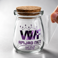 Autocollant de transfert UV 3D personnalisé, logo métallique en relief, autocollant en vinyle imperméable, étiquette de transfert DTF pour l'emballage des bouteilles, vente en gros