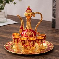 Service à thé de luxe Qian Hu, grande capacité, style européen, cafetière/théière, design moderne et simple, vaisselle de haute qualité pour les hôtels