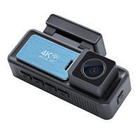 Caméra de tableau de bord d'usine Dash Dam 3,2 pouces 4K 1080P HD Double Boîte Noire de Voiture avec Wi-Fi, Vision Nocturne, Moniteur de Stationnement, GPS et DVR