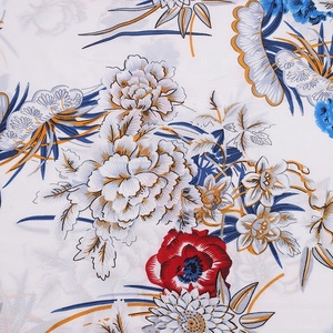 Pop Léger Chine Style Tissé Poly Imprimé Grande <span class=keywords><strong>Fleur</strong></span> Bulle Crêpe Tissu - Product Image 3