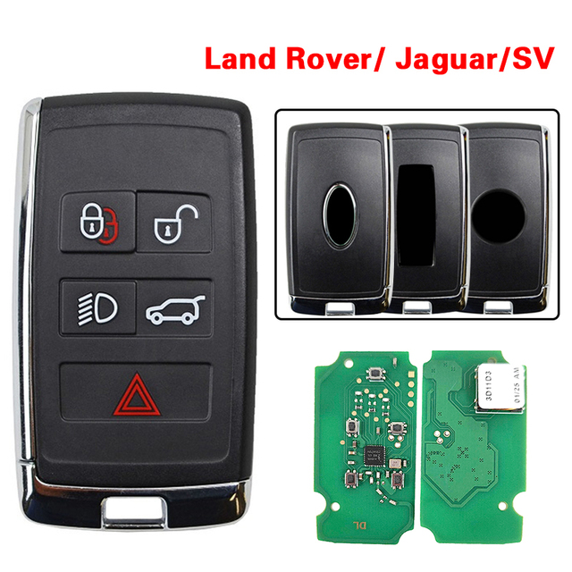 CN004044 2018-2023 Fob for Land Rover Range Rover Evoque 5 Button 315MHz 434MHz Fob JK52-15K601-BG JK52-15K601-DJ KOBJXF18A