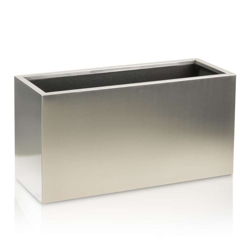 Modular Outdoor Stainless Steel Planter Box Planter Large Flower Pots