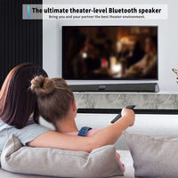 Barre de son sans fil élégante pour home cinéma avec audio multicanal et télécommande, idéale pour les téléviseurs et les appareils intelligents