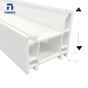 Perfil de ventana de Pvc de perfil de estilo americano europeo para puertas y ventanas de extrusión blancas FONIRTE personalizado