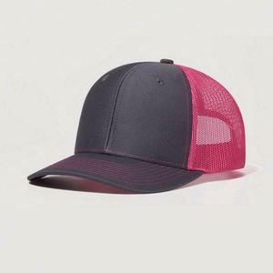 หมวกแก๊ปทรง Trucker รุ่น 1028 แบบขายส่ง ปรับแต่งได้ พร้อมป้ายโลโก้แบบนูน/พิมพ์ดิจิทัล ตาข่ายแบบกำหนดเอง สำหรับกิจกรรมกลางแจ้ง ปั่นจักรยาน ตกปลา เหมาะสำหรับทุกเพศ - Product Image 3
