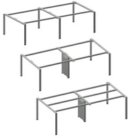 Cadre en métal pour pied de table de bureau
