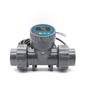 SEA ZJPVC Digitale Water- en Afwaterstroommeter 4-20mA RS485 Pulsuitgang Fabrikant DN15-80 Elektronische Turbinestroommeter - Product Image 5