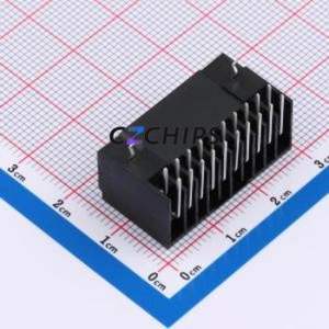 560LBG-006H141PT000 Wire-to-Board Pin Header Bent Lead Through Hole,P=2.5mm Connector 2x10P 2.5mm Right Angle Insert 20P - Product Image 2