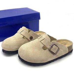 <span class=keywords><strong>Sandalias</strong></span> <span class=keywords><strong>Birkenstock</strong></span> para <span class=keywords><strong>Hombre</strong></span>, de Cuero Genuino, Cómodas, con Cierre de Botón, Diseño sin Cordones, para Verano - Product Image 2
