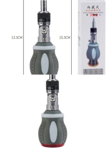 Juego de Destornilladores Magnéticos 8 en 1 Multifuncional con Mango de Plástico OEM, Acabado Liso, con Trinquete, Herramientas de Reparación Portátiles - Product Image 3