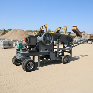 Sans restriction de site, concasseur à mâchoires mobile, broque efficacement le calcaire, la roche et le minerai. - Product Image 1