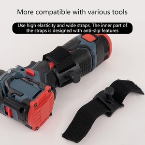 Étui à outils avec crochet autobloquant, clip ceinture, tournevis, multi-<span class=keywords><strong>outil</strong></span> <span class=keywords><strong>pneumatique</strong></span> et électrique, compatible avec toutes les grandes marques d'outils - Product Image 3