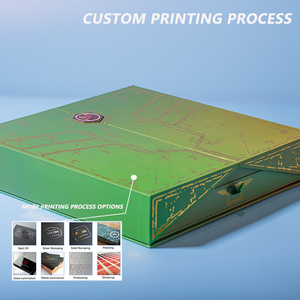 Biểu Tượng Tùy Chỉnh Kích Thước Sang Trọng Từ Cứng Nhắc Các Tông Mở Ngăn Kéo Trượt Đôi Cửa Valentine Sáng Tạo Quà Tặng Bao Bì Hộp Giấy - Product Image 4