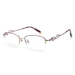 金属製光学眼鏡フレーム合金眼鏡フレーム女性用眼鏡