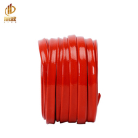 Manchon en fibre de verre recouvert de caoutchouc silicone résistant à la chaleur, isolation diélectrique en silicone haute température, manchons de protection en fibre de verre