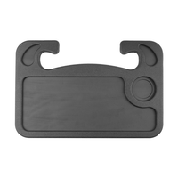 Plateau de volant de voiture multifonctionnel portable sur mesure pour manger avec porte-gobelets