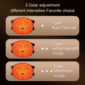 Máscaras Faciales LED Ergonómicas de Silicona con 7 Colores Ajustables y Batería de 4000 mAh para Tratamientos de Spa en Casa - Product Image 5