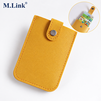 Porte-cartes minimaliste en cuir PU, porte-carte d'identité fin, porte-cartes multiples, portefeuille, livraison directe d'usine