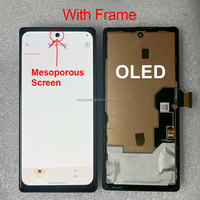 Écran tactile OLED Pixel 6a pour téléphone portable, assemblage complet du panneau d'affichage, remplacement de l'écran 6,1 pouces avec cadre, garantie Google 1 an